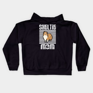 Sheltie Mom Proud Dogs Kids Hoodie